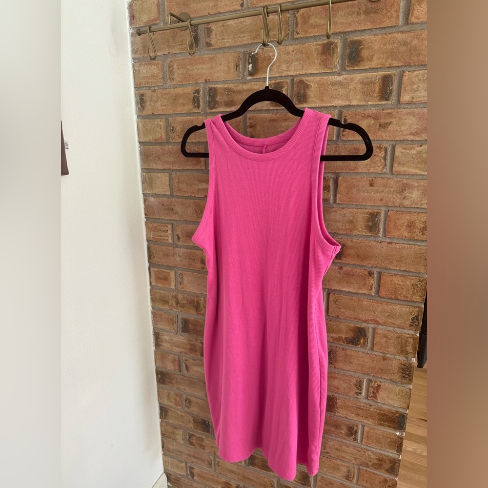 Target pink dress size large